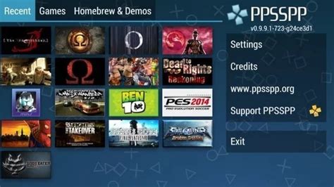 ppsspp emulator games